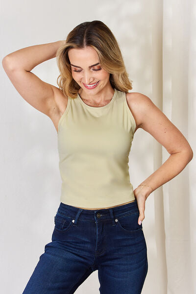 Basic Bae Full Size Round Neck Slim Tank *