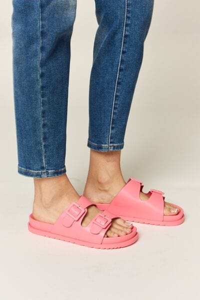 Legend Double Buckle Open Toe Sandals *