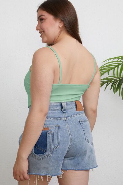 Basic Bae Full Size Round Neck Slim Cami *