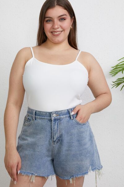Basic Bae Full Size Round Neck Slim Cami *
