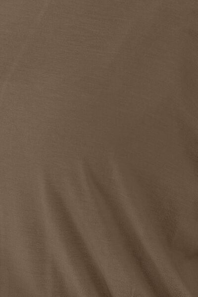 Basic Bae Full Size Round Neck Batwing Sleeve Blouse *