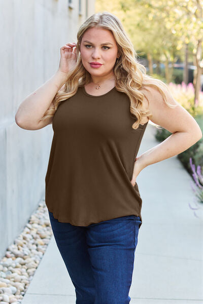 Basic Bae Full Size Round Neck Tank *