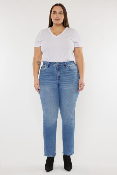 Kancan Full Size Cat's Whiskers High Waist Jeans *