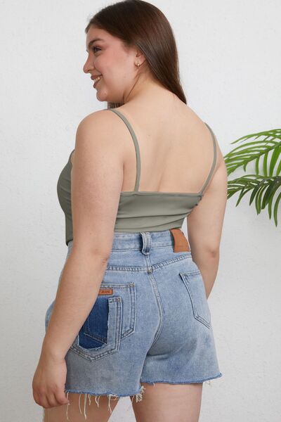 Basic Bae Full Size Round Neck Slim Cami *