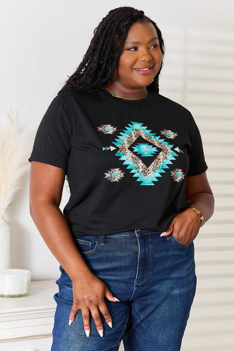 Simply Love Graphic Short Sleeve T-Shirt *