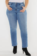 Kancan Full Size Cat's Whiskers High Waist Jeans *