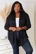 Culture Code Full Size Open Front Cardigan *