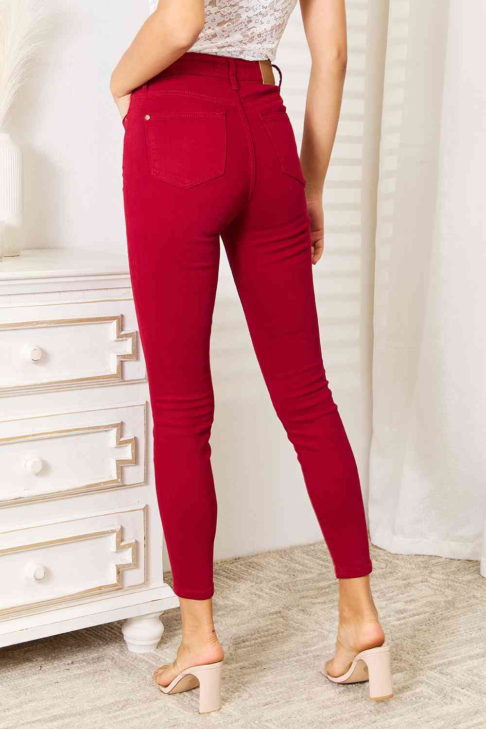 Judy Blue Full Size High Waist Tummy Control Skinny Jeans *