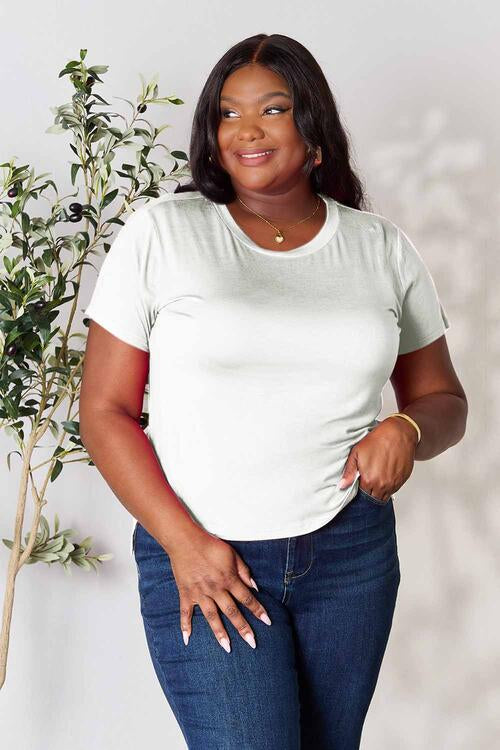 Basic Bae Full Size Round Neck Short Sleeve T-Shirt *