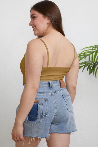Basic Bae Full Size Round Neck Slim Cami *