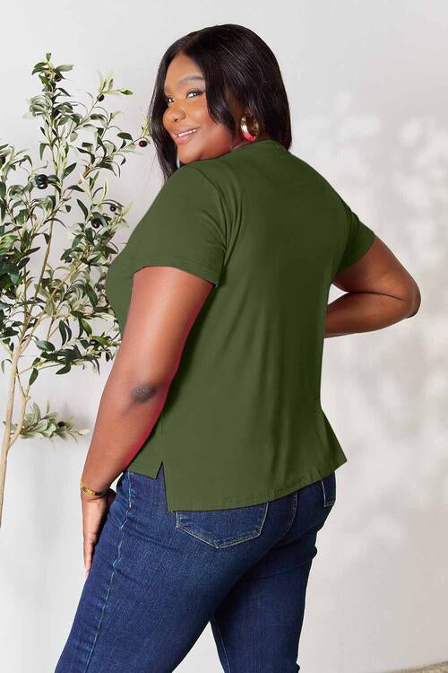 Basic Bae Full Size Round Neck Short Sleeve T-Shirt *