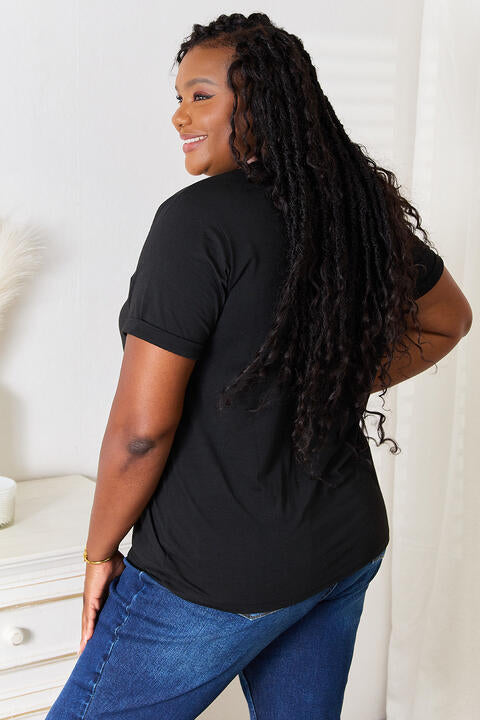 Simply Love Graphic Short Sleeve T-Shirt *