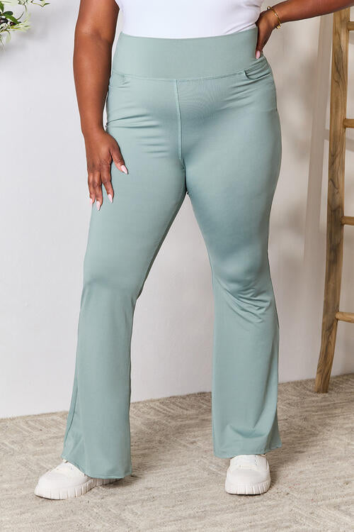 Heimish Full Size Wide Waistband Sports Pants *