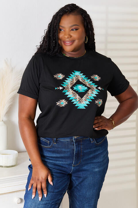 Simply Love Graphic Short Sleeve T-Shirt *