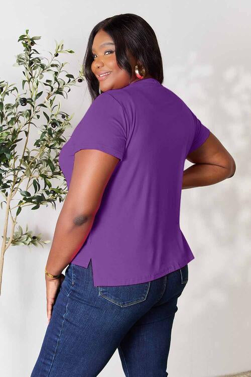 Basic Bae Full Size Round Neck Short Sleeve T-Shirt *