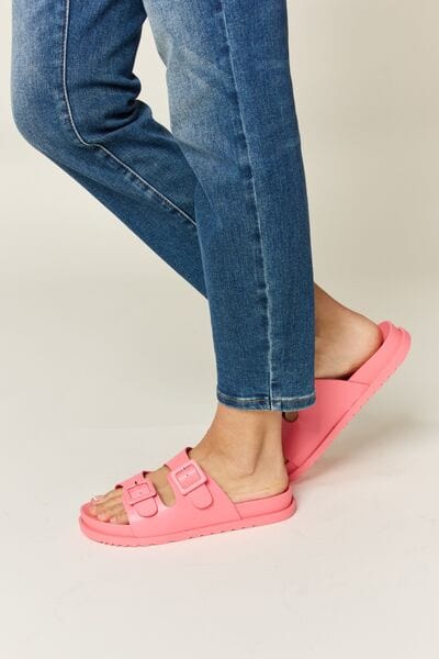 Legend Double Buckle Open Toe Sandals *