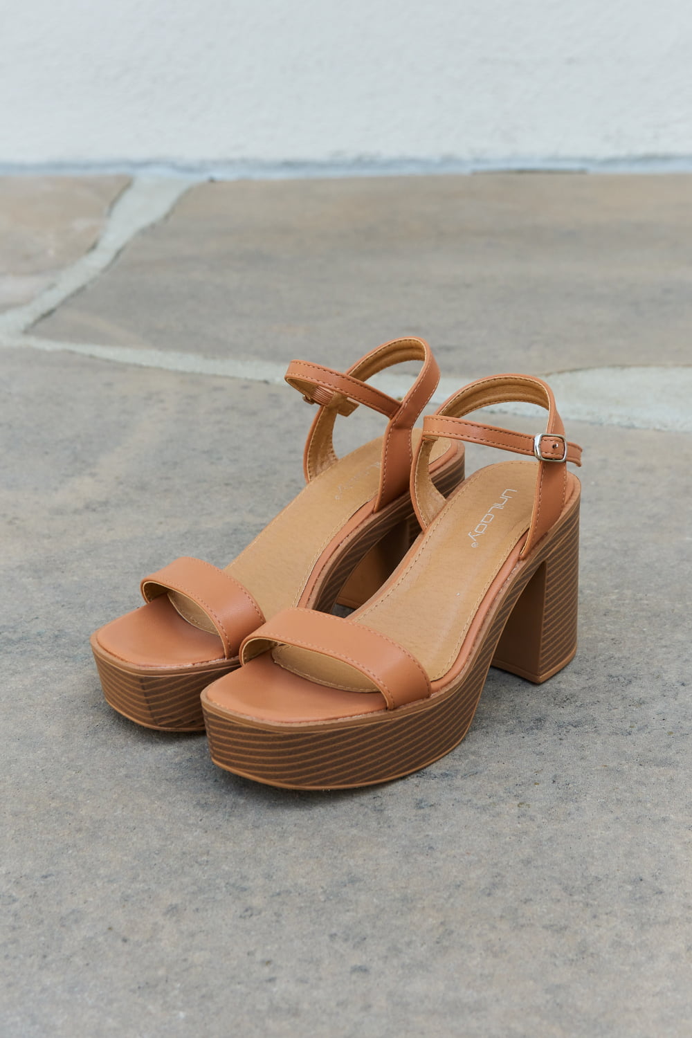 Weeboo Feel It Platform Heel Sandals *