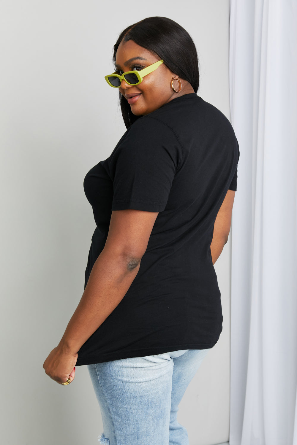 mineB Full Size Butterfly Graphic Tee Shirt *