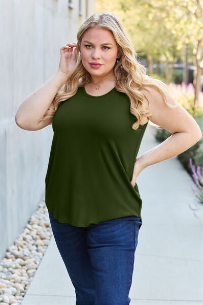 Basic Bae Full Size Round Neck Tank *